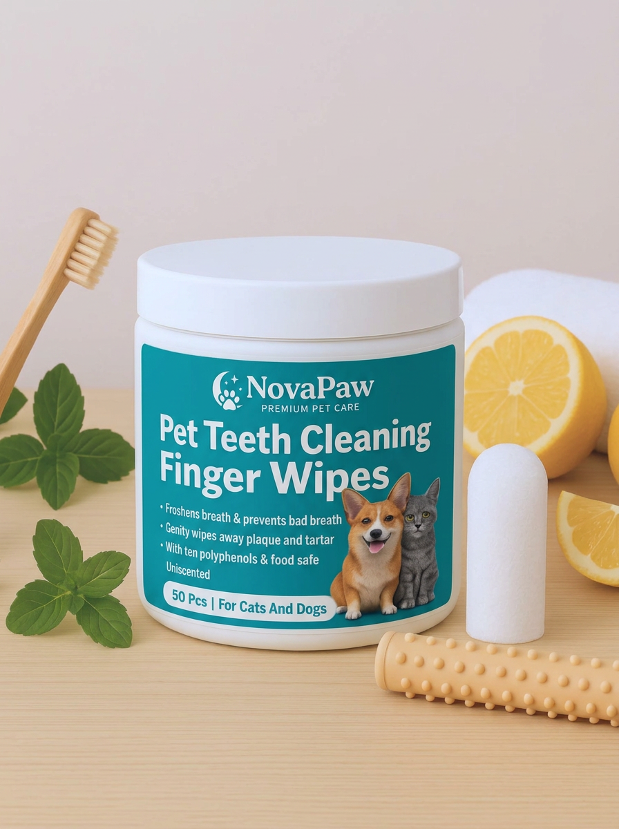 NovaPaw Dental Finger Wipes (2-Pack)